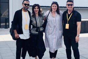 Leeza Ahmady, Antonia Carver & Heman Chong. FIELD MEETING Take 6: Thinking Collections (25–26 January 2019). In Collaboration with Alserkal Avenue, Dubai. Courtesy Asia Contemporary Art Week (ACAW).
